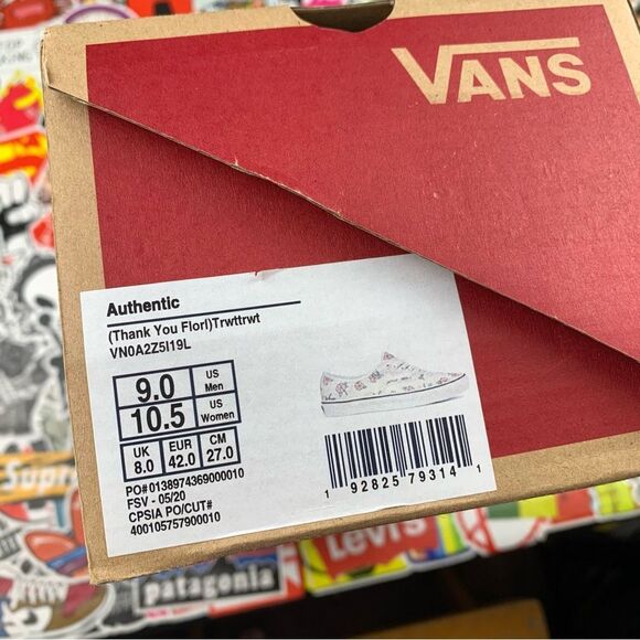 Vans Authentic Thank You Floral Womens Various Sizes - Picture 14 of 14